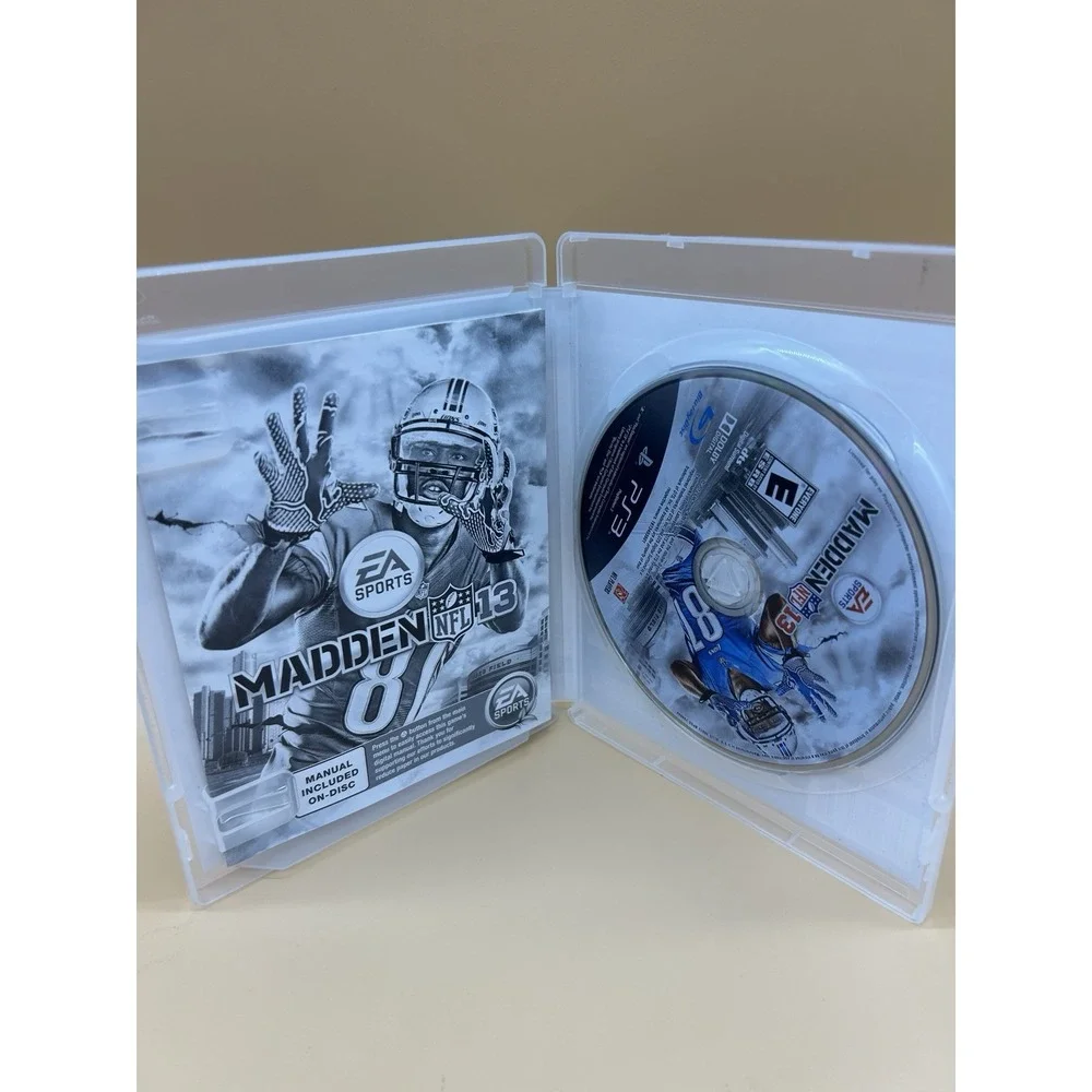 Madden NFL 13 PS3 Complete CIB Tested PlayStation 3 Clean Disc With Manual